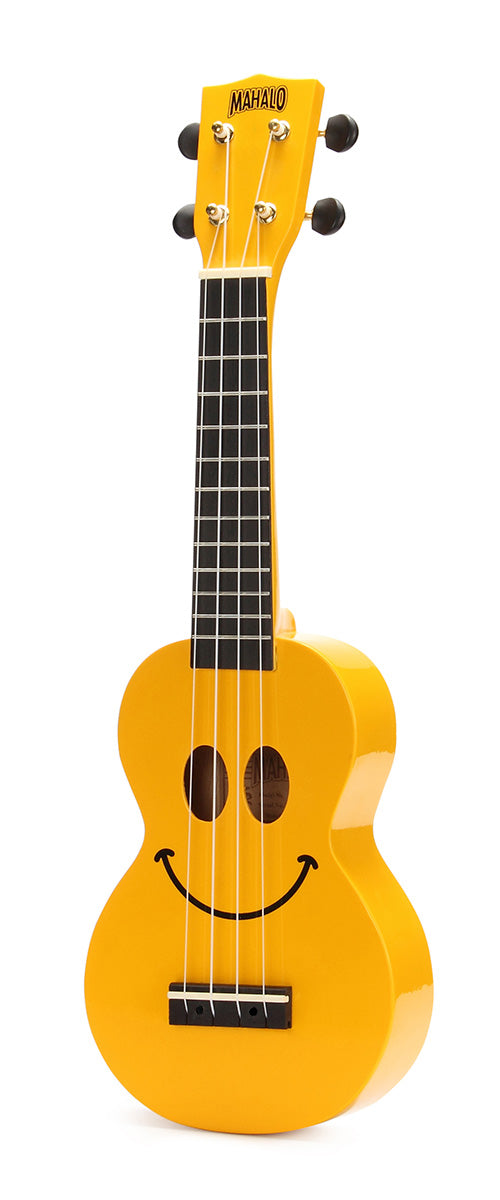 Mahalo U-SMILE Series 21" soprano ukulele (Yellow)