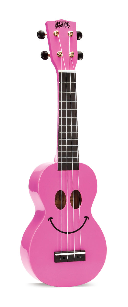 Mahalo U-SMILE Series 21" soprano ukulele (Pink)